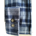 Flanell Stoff Business Shirt